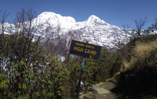 at high camp- mardi himal trek