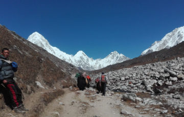 Everest base camp trek with Freelance Guide