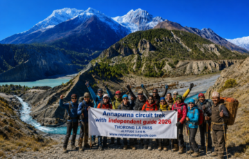 Annapurna circuit trek with independent guide Annapurna circuit trek with independent guide
