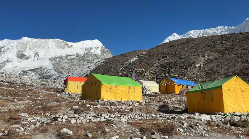 aCCOMODATION DURING THE ISLAND PEAK CLIMBING