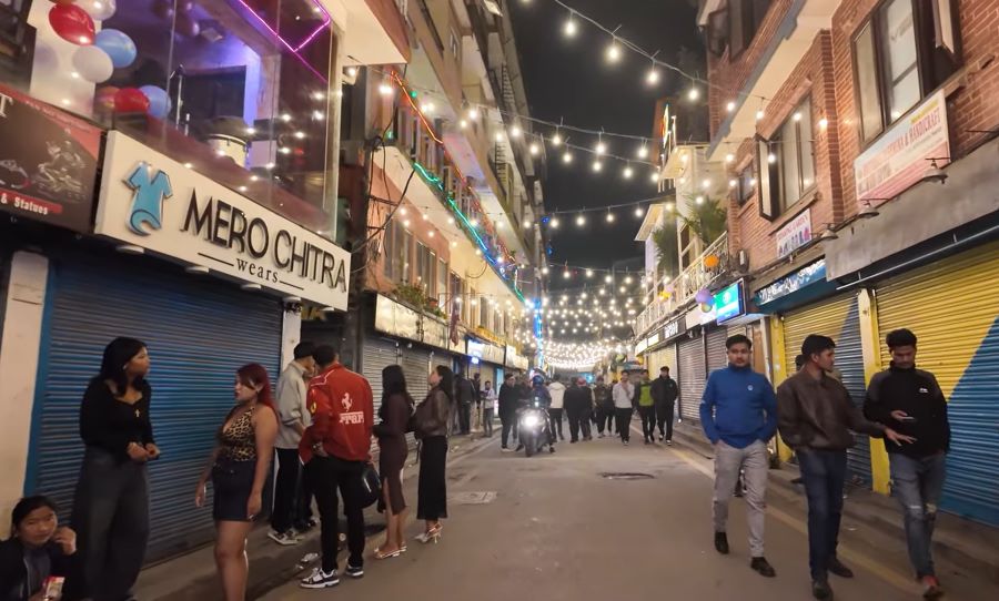 Thamel nepal , kathamndu a night life